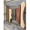 Coatrack FISH with metal hooks Shaped Fish Coat Rack Stained