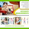 Keadic US Standard Foot Measurement Device, Feet Length Measuring Ruler,