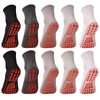 NOVAYARD - Calcetines antideslizantes para yoga, hospital, 10 pares, Multicolor