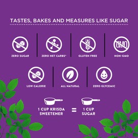 Krisda Xylitol Spoonable Natural Sweetener, 454 grams