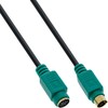 InLine 13343H PS/2 Extension Male/Female 3 m PC99 Green Plug