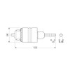ANEX AKL-200 Drill Chuck Keyless Type Hybrid Type 0.06 -
