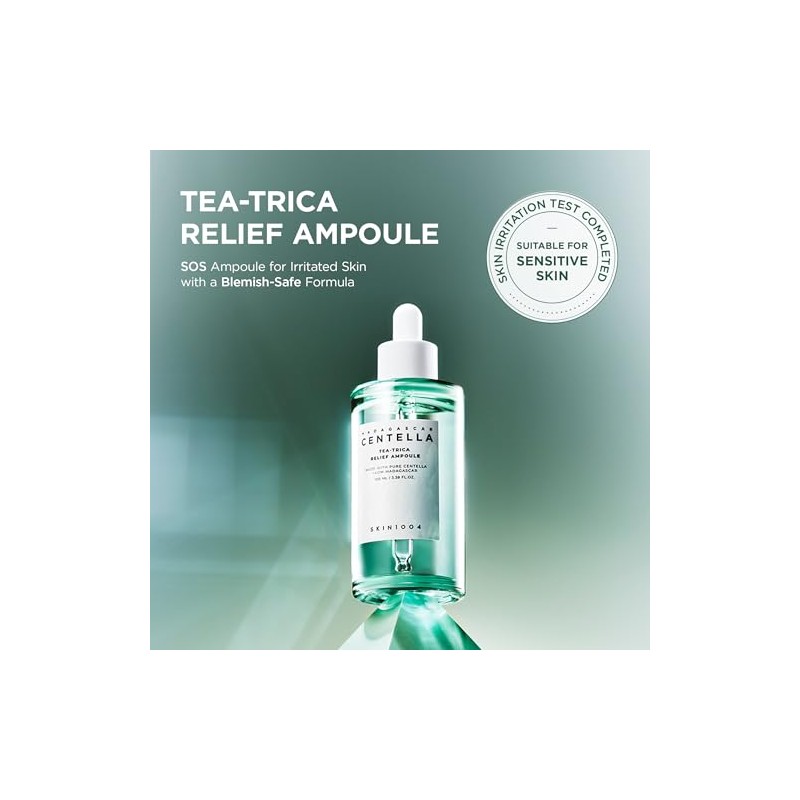 Madagascar Centella, Tea-Trica Relief Ampoule, 3.38 fl oz (100 ml),