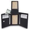 boshiho Carbon Wallet for Men - Wallet Leather Black Boss
