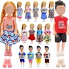 11 PCS Doll Clothes and Accessories Compatible with 6 Inch