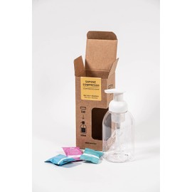 GEMM LeTABS Hand Soap Starter Set, Foaming Hand Soap Dispenser with 3 Dissolving Soap Tablets