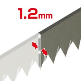 TAJIMA Jab-Saw Blade - Japanese Tempered Drywall Cutting Blade with 1.2mm blade thickness & Razor-Sharp Cutting Teeth - GTB165JS