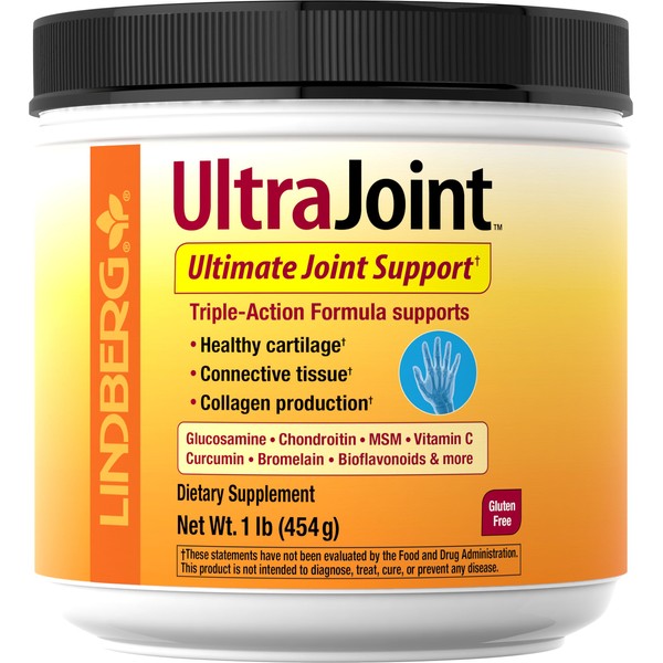 LINDBERG UltraJoint Powder 1 Lb - A Comprehensive, Triple-Action Joint Formula