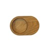 BUNBAN Elegant Tea Light Holder Made of Solid Oak Wood