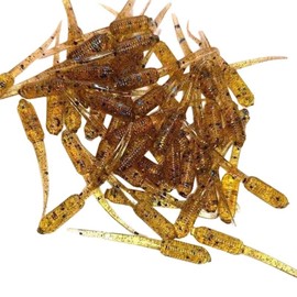 1.5” Stingers for Panfish Crappie Fishing in Ice and Freshwater outdoor - Color: Party Flake