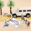 POTIY Shitter's Full Keychain RV Key Chain Christmas Vacation Gift
