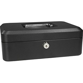 BARSKA 8-Inch Cash Box with Key Lock