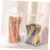 MERRYHAPY 2pcs Nordic Style Transparent Storage Box Multifunctional Lipstick Storage