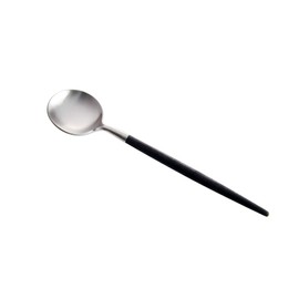 Cutipol GOA GO11 Teaspoon, Black, 4.7 inches (12 cm)