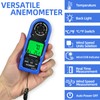 AIOMEST Mini Wind Speed Meter Handheld HAVC Digital Anemometer, Wind