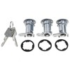 DVPARTS Set Of 3 Door Cylinder Lock Kit Door Lock