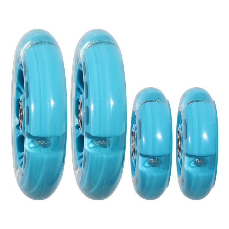 120mm Front & 80mm Rear Flashing 3-Wheeled Kid Scooter Replacement