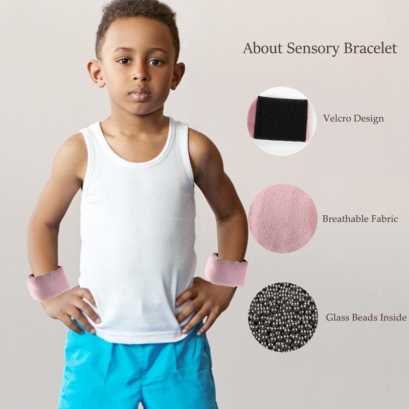 Sensory Weighted Bracelets Breathable Weighted Focus Bracelets (2 Pack) -