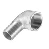 E, 304 Stainless Steel Hose Barb Fitting Elbow, NPT Female