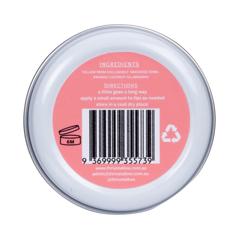 Thrive Tallow Tallow Based Lip Balm, 35ml