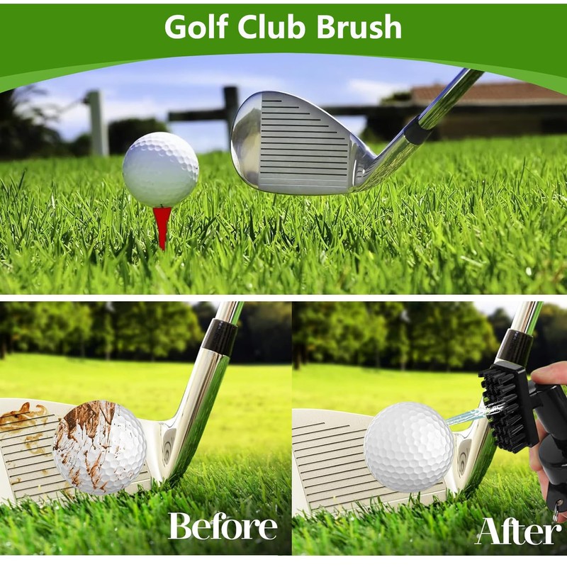 karamagic 7Pcs Golf Accessories Kit, Include Golf Club Cleaner Towel