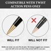 10 Pack, Pen Savings Ballpoint Pen Refills Compatible with Montblanc