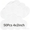 50Pcs Clouds Paper Cutouts, 4 Inch Paper Cloud Shapes Die