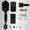 UMIKSMART Smart Keypad Door Lock with Handle, Tuya WiFi App