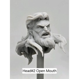 McFarlane Toys 3d Print God Of War THOR  HEAD#2 1:10 7" LEGEND  DC MULTIVERSE