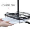 junyuan Hanging Dish Drying Rack Wall Mount,Dish Racks Drainer,3 Tier