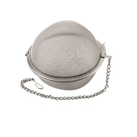 Weis Tea-/Spice Bowl, Stainless Steel, Silver, 15 x 15 x 15 cm