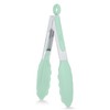 7 Inch Silicone Kitchen Tongs,Heat Resistant Cooking Utensils