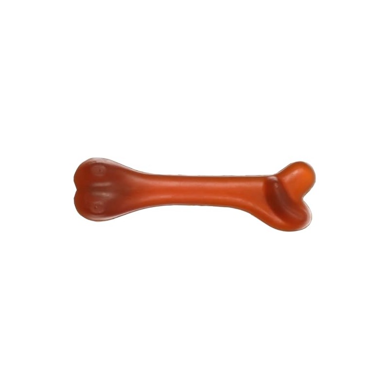 Flamingo Dog Toy - Brown Bone - Natural Rubber -
