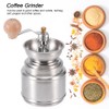 Portable Stainless Steel Manual Coffee Grinder Adjustable Coffe Bean Pepper