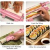 Fidqiog Sushi Making Kit, Sushi Bazooka and Sushi Mat with