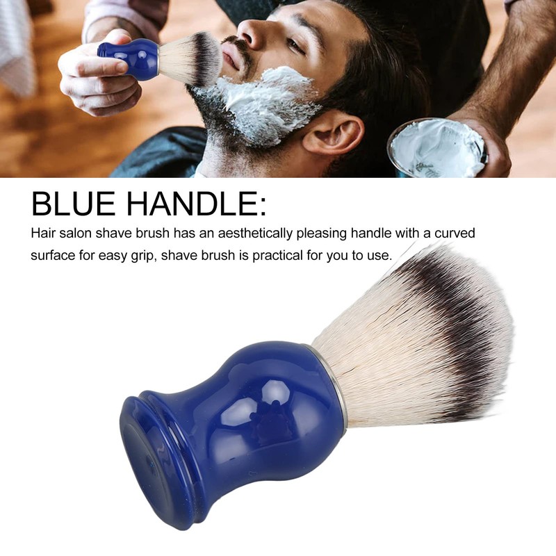 Brocha de Afeitar para Hombre, Brocha de Afeitar con Azul