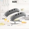 6 Pack Heat Resistant Silicone Pot Handle Covers - Universal