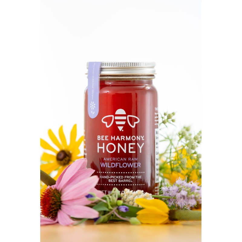 Bee Harmony Honey 5 Pack Variety Pack, Contains 5 jars,