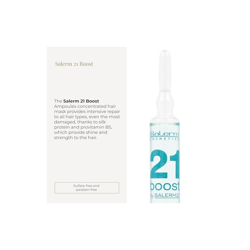 Salerm 21 Boost Concentrated Hair Musk, 0.44 Ounce/13 ml (Pack