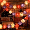 Honoson 10 Feet 30 LED American Flag Lantern Lights, Independence