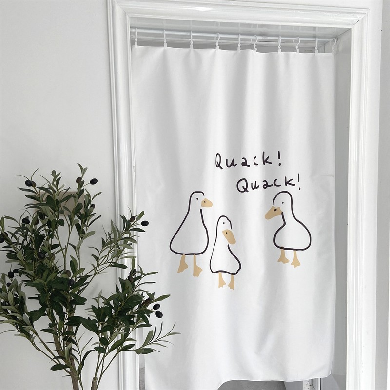 Door Curtain Cute Decorative Cartoon Doorway Divider Cloth for Bedroom