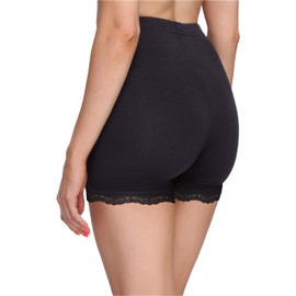 Merry Style MS10-294 Women’s Short Leggings Made from Viscose - Black , size: s