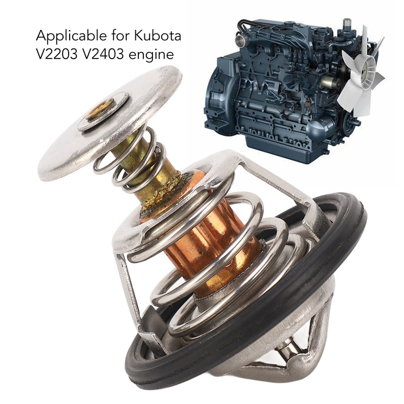 Engine Thermostat 1A021‑73012 Alloy Thermostat Replacement for Kubota V2203 V2403