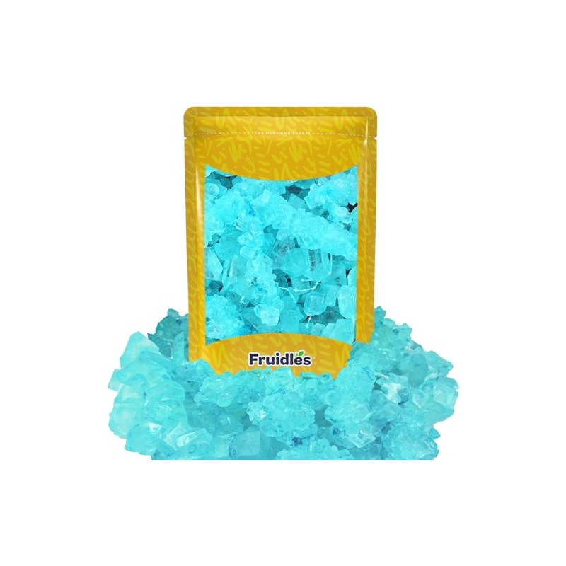 Fruidles Light Blue Cotton Candy String Rock Sugar For Tea