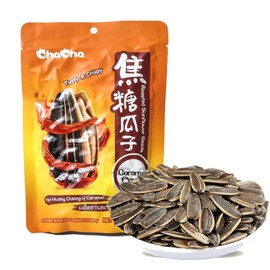 Food Safe, Caramel Flavor, 9.1 oz (260 g) x 5 Bags, Edible Sunflower Seeds, Sunflower Seeds, Chinese Food