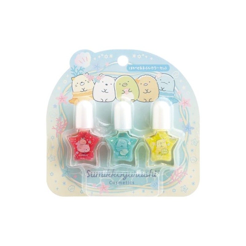 San-X Sumikko Gurashi FE43302 Removable Nail Color Set, H 4.7