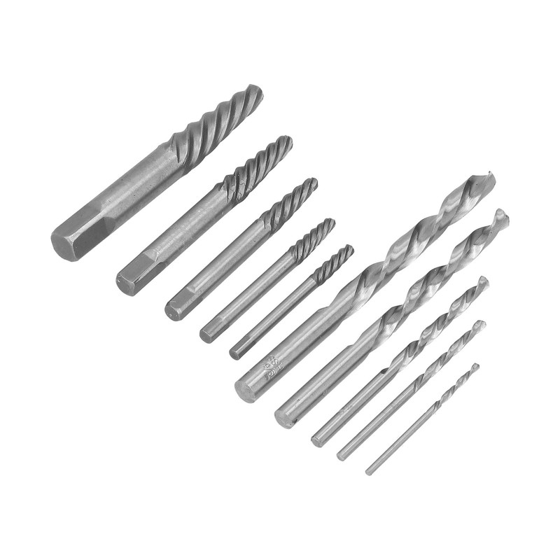 Screw Extractor Drill Bit Set Left Hand Cobalt British System