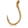 Gamakatsu Single Egg Snell Hook-10 Per Pack (Gold, 10)