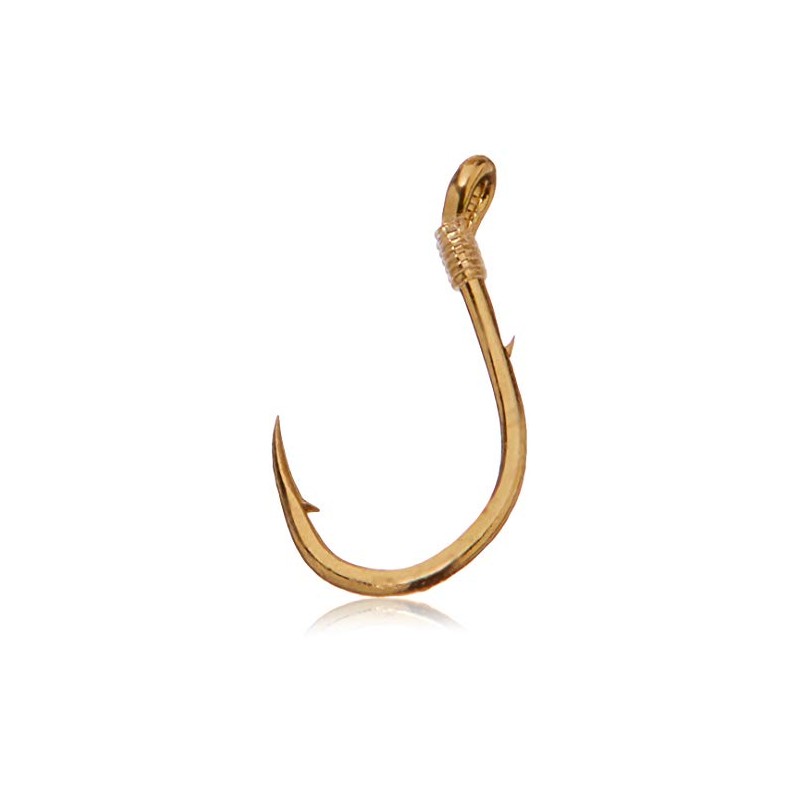 Gamakatsu Single Egg Snell Hook-10 Per Pack (Gold, 10)