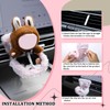 Doll Car Seat for 10-17cm Dolls with Air Vent Clip